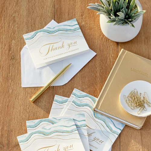 Hallmark Funeral Thank You Cards, 20-Pack (Kindness and Sympathy)
