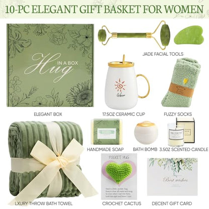 Self Care Basket Gift for Women: Get Well Soon After Surgery Sympathy Spa Set Baskets Gifts for Woman Girls - Birthday Mothers Day Unique Body Care Box Sets Presents for Her Mom Friends Sister Wife