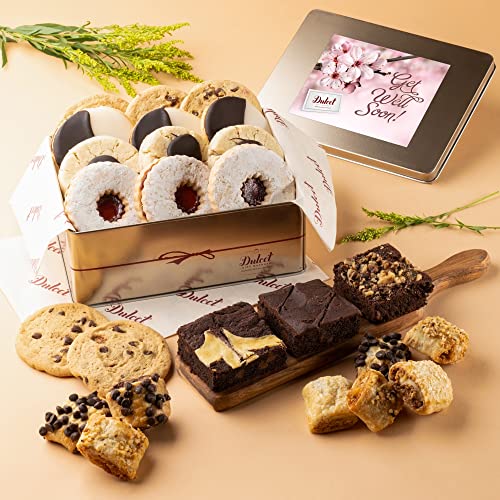 Get Well Basket For Men Get Well Basket For Mens, Gourmet Food Gift Baskets For Friends, Family, Co-workers, Boss, Neighbor, Parents & Grandparents By Dulcet Gift Baskets - style: Get Well