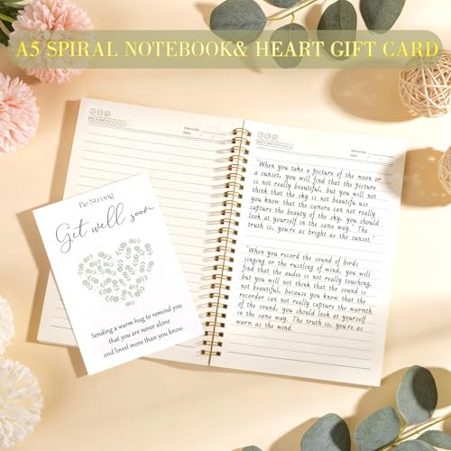 Get Well Soon Gifts Set for Women Sympathy Gift Baskets for Loss of Loved One,Feel Better Inspirational Thinking of You Gift for Wife/Sister/Friend/Mom (Beige) - color: Beige