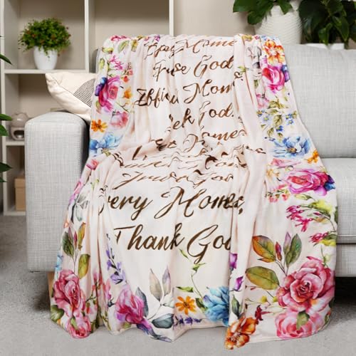 Christian Blanket Gifts for Women Religious Prayer Throw Blankets 50"X 60" - color: Christian 02
