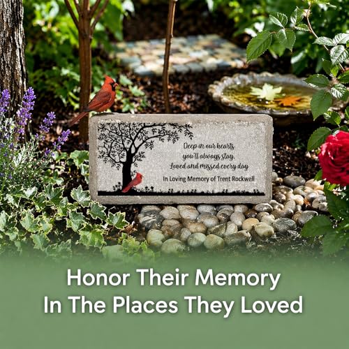 Memorial Stone - Real Stone Personalized by Florida-Funshine