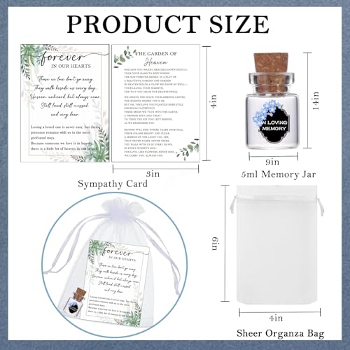 Bulk 50 Memorial Cards Funeral Favors for Guest, Funeral Wake Celebration of Life Decorations, In Loving Memory of Loved One Memorial Gifts, No Seed (Leaf Cards)
