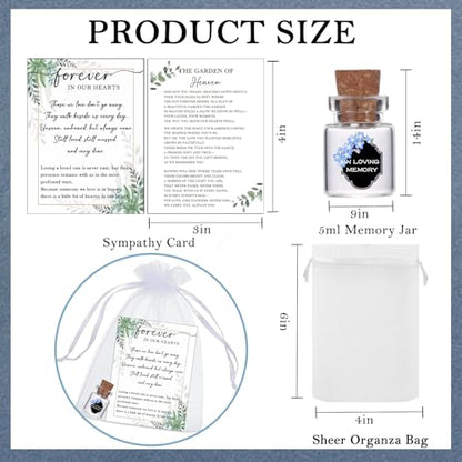 Bulk 50 Memorial Cards Funeral Favors for Guest, Funeral Wake Celebration of Life Decorations, In Loving Memory of Loved One Memorial Gifts, No Seed (Leaf Cards)