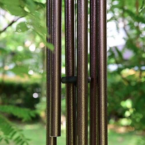 Vanquer Large Wind Chimes for Outside Deep Tone - 48'' Wind Chimes Outdoor Clearance, Deep Tone, Memorial, Sympathy Gift, Garden Patio, Home Décor, Bronze - size: 48" Bronze