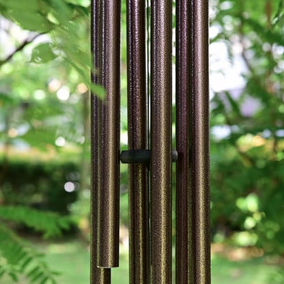 Vanquer Large Wind Chimes for Outside Deep Tone - 48'' Wind Chimes Outdoor Clearance, Deep Tone, Memorial, Sympathy Gift, Garden Patio, Home Décor, Bronze - size: 48" Bronze