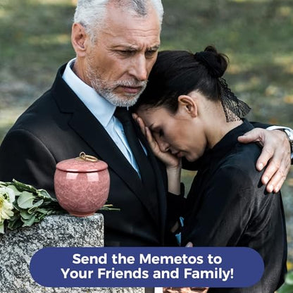 Small Urns for Human Ashes Keepsake, Ceramic Ice Crack Memorial Keepsake Cremation Urns Token Urns Mini Sharing Funeral Urns with Black Premium Box,Purple - color: Purple