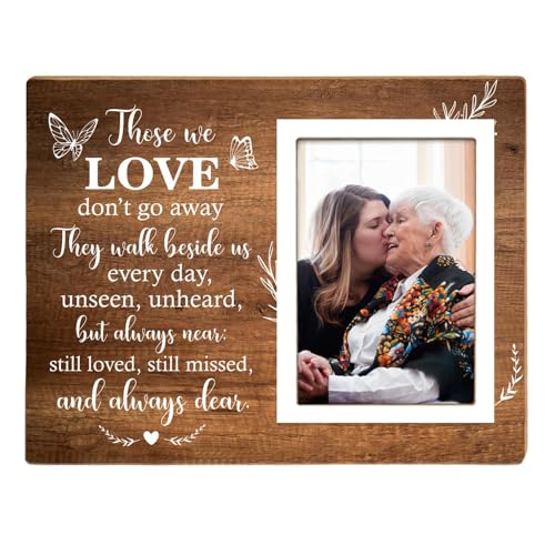 Memorial Picture Frame,Remembrance Picture Frame or Memorial Gift,Memorial Gifts for Loss of Loved One,Grandmother, Grandfather,Grandparents, Fits 4 x 6 Inch Photo