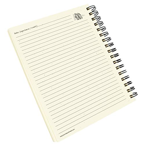 Write it Down series by Journals Unlimited, Guided Journal, Hiking, A Hiker's Journal, Full-size 7.5"x 9", Kraft Hard Cover, Made in USA