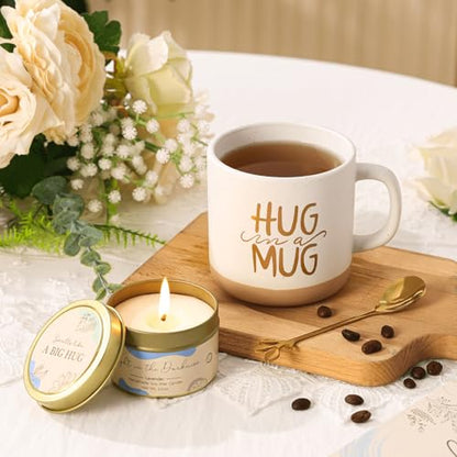 Sympathy Gift Baskets Hug in a Box for Loss of Loved One Get Well Soon Gifts Feel Better Spa Care Package After Surgery Inspirational Encouragement for Women Sick Friends Mom Self Care - color: Beige (Sympathy Gift)