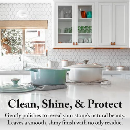 Goddard's Granite & Marble Countertop Polish with Stain Protection, 8 oz - size: 8 Fl Oz (Pack of 1), style: Liquid