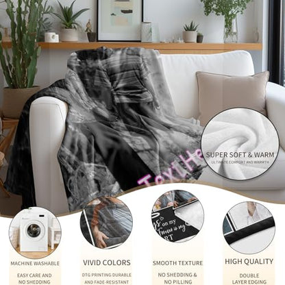 Arovene Ship Next Day, Custom Memorial Blanket with Photo - Printed in USA, A Hug from Heaven Blanket, Personalized Sympathy Gifts for Loss of Loved One Dad Mom Husband Wife Friend Dog Memorial Gifts - color: Style 03