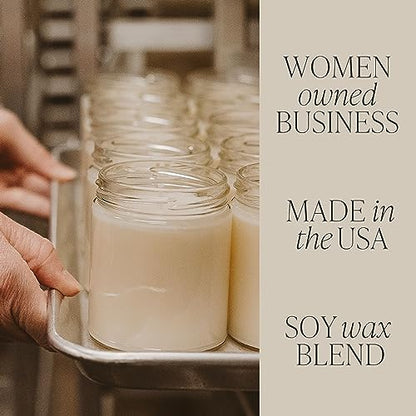 Sweet Water Decor Self Care Non Toxic Soy Candle - Candles for Home or Gifts - 100% Cotton Wick & Spa Scented Soy Wax Candles with 40 Hour Burn Time - 9oz Clear Jar - Made in the USA - style: Self Care