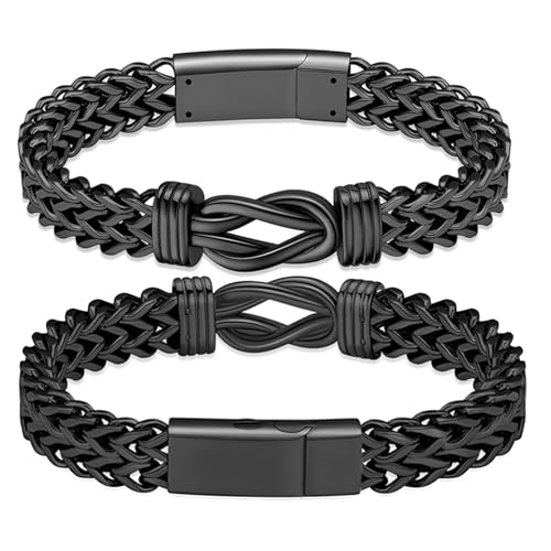 shajwo Cremation Jewelry Infinity Knot Urn Bracelet for Human Ashes for Women Men Memorial Keepsake Link Bracelet - color: Customize