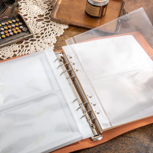 Leather Photo Album for 4x6 Pictures Photo Book With 30 Writing Paper for Family Wedding Anniversary Baby Vacation Picture Album (Brown) - color: Brown