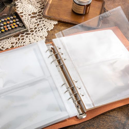 Leather Photo Album for 4x6 Pictures Photo Book With 30 Writing Paper for Family Wedding Anniversary Baby Vacation Picture Album (Brown) - color: Brown