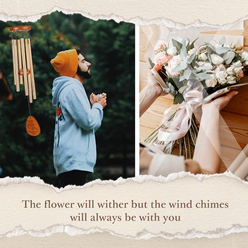 Aurahouse Christian Gifts for Women Men, Christian Wind Chimes | Bible Verse Gifts, Religious Gifts for Women, Faith Based Gift for Women Mom Sisters Friends Coworkers - size: 25.5 in