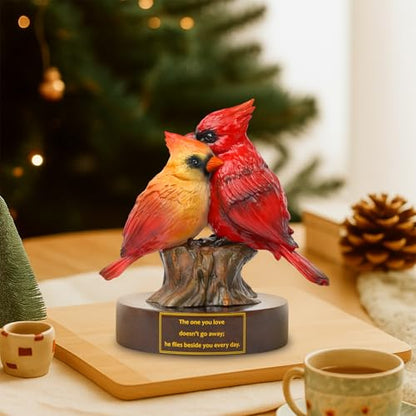 Tian Zhun Cardinal Memorial Gifts Sympathy Gifts for Loss of Loved One Husband Wife Bereavement Gift Cardinal Figurine Statue
