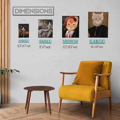 Custom Cat Memorial Wooden Photo Plaque - Personalized Pet Gift - color: Cat Design