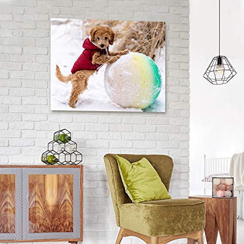 Personalized Photo to Canvas Print - Canvas Prints With Your Photos on Custom Wall Art for Bedroom, Living Room, Wedding Baby Pet Family Picture Framed Wall Art (20" W x 16" H) - size: 16"L x 20"W