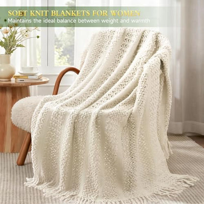 Birthday Gifts for Women, Happy Birthday Gifts for Mom Self Care Package Get Well Soon Gift Baskets, Thinking of You Spa Gift Basket with Knit Blanket Tumbler, Unique Gift Set for Mom, Wife, Friends - color: Beige