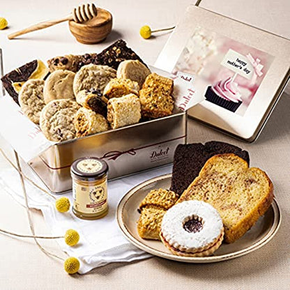Mother's Day Gift Baskets Food Gifts For Women, Mom, Grandmother, Her, Wife, Daughter, Sister, Daughter Gourmet Gift Baskets By Dulcet Gift Baskets - style: Mother's day