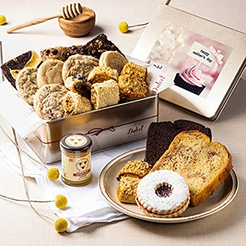 Mother's Day Gift Baskets Food Gifts For Women, Mom, Grandmother, Her, Wife, Daughter, Sister, Daughter Gourmet Gift Baskets By Dulcet Gift Baskets - style: Mother's day