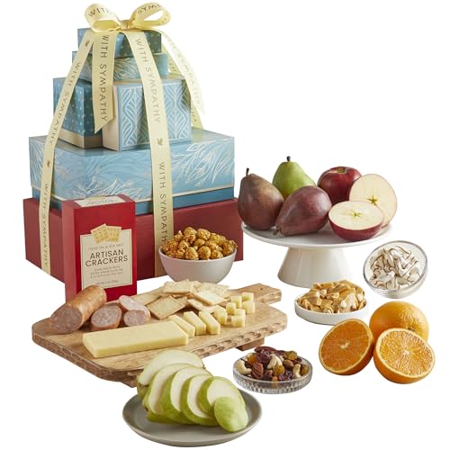 GreatFoods Sympathy With Love & Support Deluxe Fresh Fruit Tower