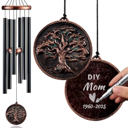 34" Tree of Life Wind Chime, Sympathy Gift for Loss of Loved One - size: DIY 34" Tree of Life