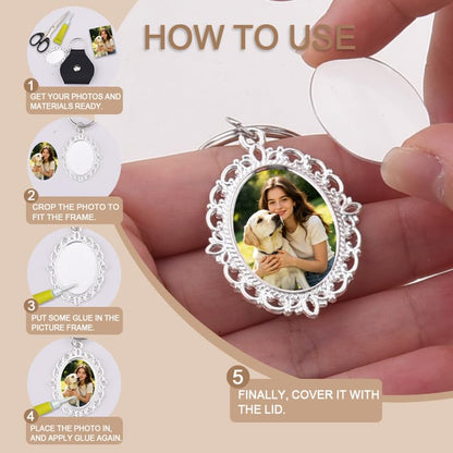 Custom Memorial Pocket Hug Coin with Photo Charm Keychain Sympathy Gifts | Memorial Gifts for Loss of Loved One, Bereavement Gift With Black Leather Keychain, Picture Frame Keychain, Handbag Bag Charm - color: Love Unseen
