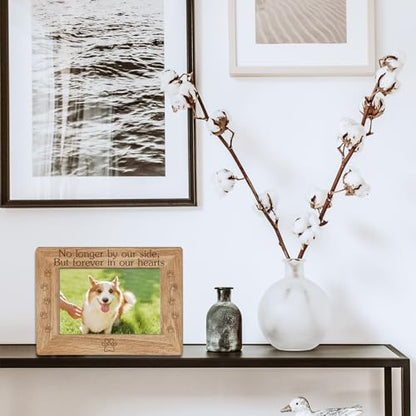 Memorial Picture Frame 4x6, Pet Memorial Frame, Wooden Photo Frame with Wooden Stand, Gifts for Pet Lovers, Home Office Tabletop Display Decorations - A13 - style: Pet Memorial