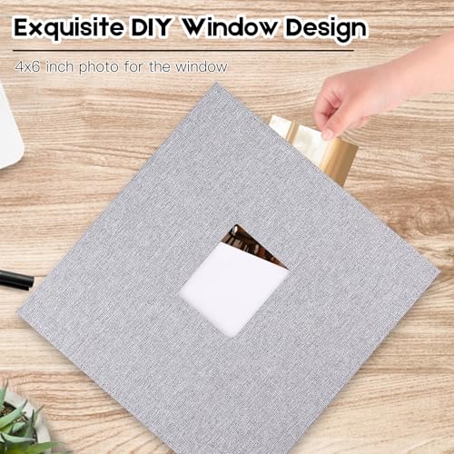 Extra Large Capacity 4x6 Photo Album, Holds 1000 Photos, Gray - color: Gray