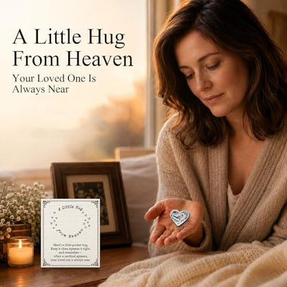 Sympathy Gift for Loss of Loved One, Cardinal Memorial Keepsake for Mom Dad, Pocket Hug from Heaven, A Comforting Reminder They are Always Near, Remembrance Gift