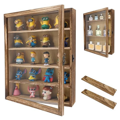 11x14 Shadow Box Frame with Removable Shelves,Collectible Display Shelves Case,Military Challenge Coin Display Case,Wood Shadow Boxes Display Cases for Keepsake,Pictures - color: Wood, size: 11*14