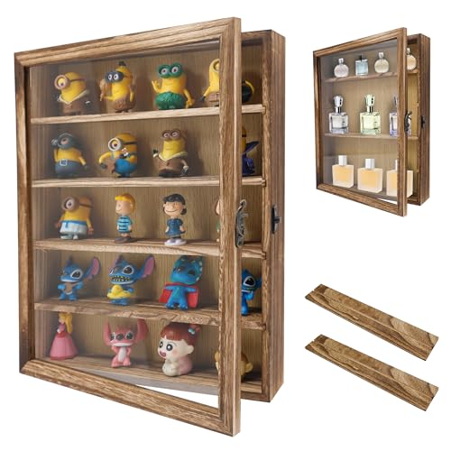 11x14 Shadow Box Frame with Removable Shelves,Collectible Display Shelves Case,Military Challenge Coin Display Case,Wood Shadow Boxes Display Cases for Keepsake,Pictures - color: Wood, size: 11*14