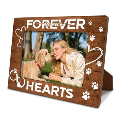 Photo Gifts Wooden Picture Frame, I Loved You All of Your Life, Wood Pet Dogs Gift Picture Frames, Pet Memorial Gifts for Dogs, Wooden Photo Frame For Wall Tabletop Display 7.9 * 5.7inches - color: Style 15