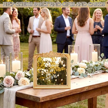 Bucherry Elegant Wedding Cards & Gifts Sign - style: Cards & Gifts