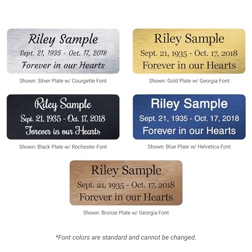 Urn Vault, Regent, Granite Grey with Nameplate - color: Granite Grey with Nameplate, size: Medium