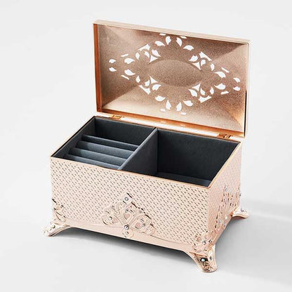THINGS REMEMBERED Engraved Golden Anastasia Musical Jewelry Box (Free Customization), Plays Unforgettable Music, Gift for Women