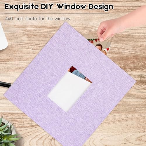Extra Large Capacity 4x6 Photo Album, Holds 1000 Photos, Purple - color: Purple