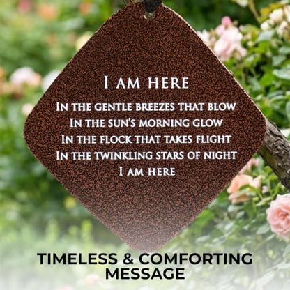 Memorial Wind Chimes for Loss of Loved One – Sympathy Gift with Soothing Deep Tones, Premium Outdoor Aluminum Wind Chime, Bereavement Gift for Loss of Mom, Dad, Husband, Wife, Friend - Bronze - size: A-Bronze Tree of life