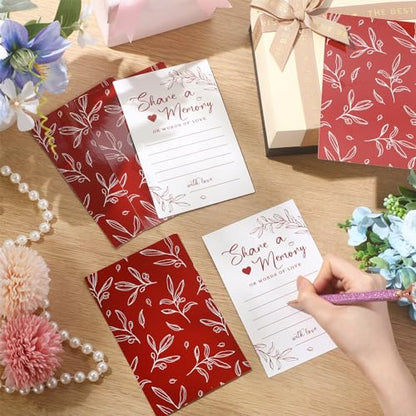 Pajean 50 Share a Memory Cards and Box, Red, Special - color: Red, style: Special