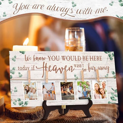 RattanView Wood Memory Sign 16 x 8 Inch in Loving Memory, Eucalyptus 4 - style: Eucalyptus 4