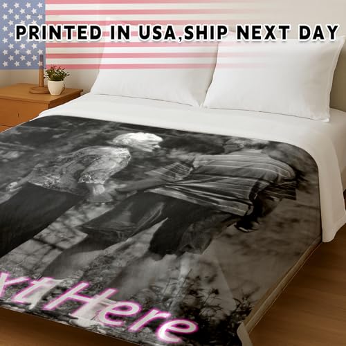 Arovene Ship Next Day, Custom Memorial Blanket with Photo - Printed in USA, A Hug from Heaven Blanket, Personalized Sympathy Gifts for Loss of Loved One Dad Mom Husband Wife Friend Dog Memorial Gifts - color: Style 10