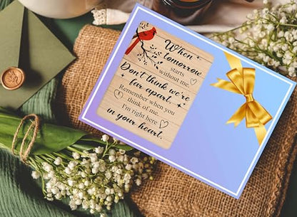 Memorial Picture Frame, In Loving Memory Wood Photo Frame, Sympathy Gifts Bereavement Gifts for Loss of Mom Dad Grandparents, When Tomorrow Starts Without Me Frame, Funeral Remembrance Gifts -d10 - style: Memorial 06