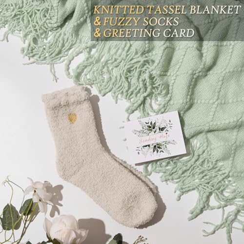 OHATOS Get Well Gift for Women, After Surgery Gifts, Birthday Gifts Baskets for Women Self Care Gift, Thinking of You Relaxation Stress Care Package for Wife Mom Friend Sister Girlfriend - color: Mint Green