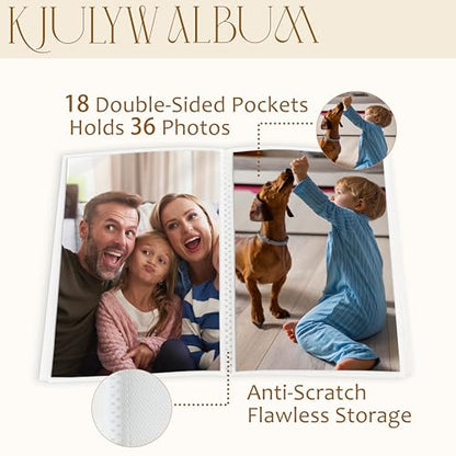 Pet Memorial Photo Albums 4x6, Dog Cat Remembrance Gift, Whilst No Longer by My Side We'll Never Be Apart Small Memory Photo Album Book for 18 Pockets Hold 36 Pictures