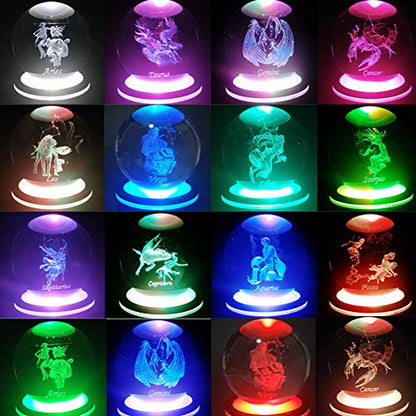 EUSTUMA LED Light Base Non-Slip Square Display Stand In A Variety of Colors,Suitable for Glass Crystal Spherical Artwork (Flat Top Surface) - color: Flat Top Surface