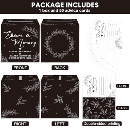 Pajean 50 Share a Memory Cards and Box, Black, Trendy - color: Black, style: Trendy