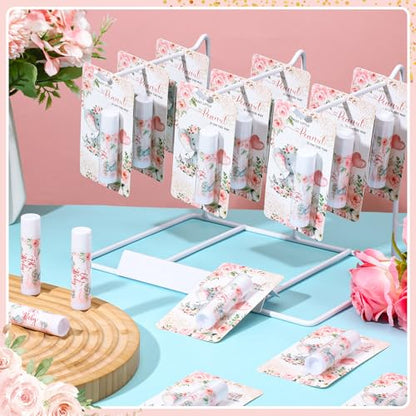 30 Pack Little Peanut Party Baby Shower Games Prizes Bulk Lip Balms Pink Elephant Party Gifts for Winners Boys Girls Gender Reveal Favors Decorations Baby Shower Souvenirs Gift Bags Stuffers - style: Elephant